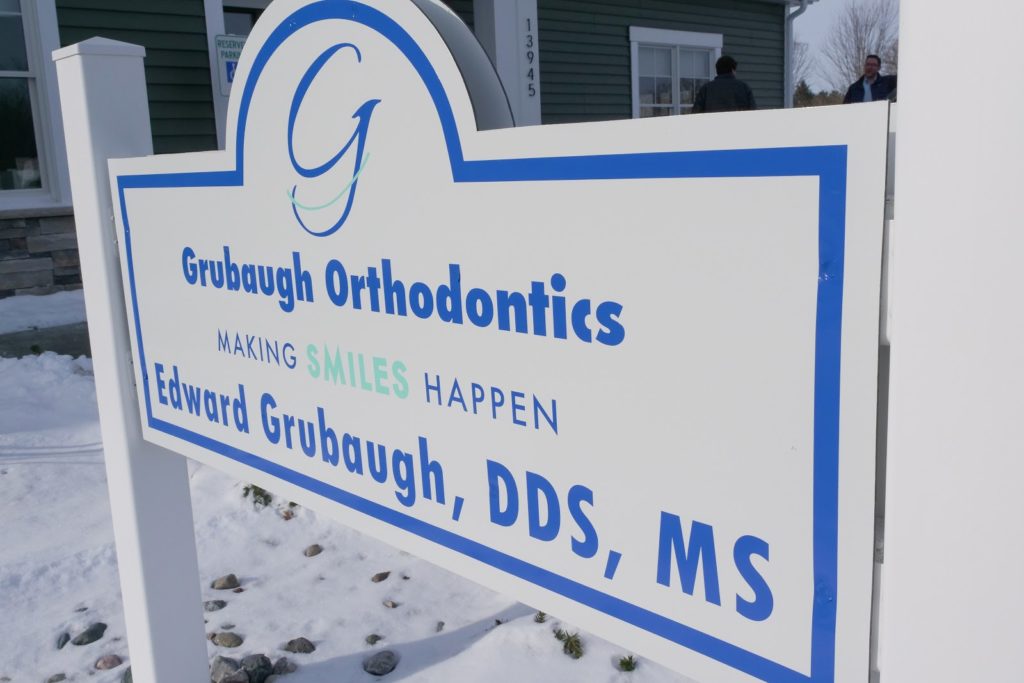 grubaugh orthodontics sign